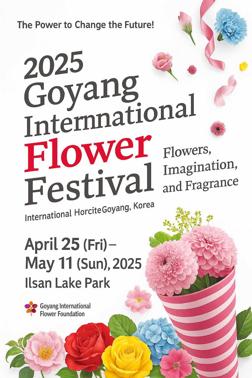 Goyang International Flower Festival 2025 colorful flower garden