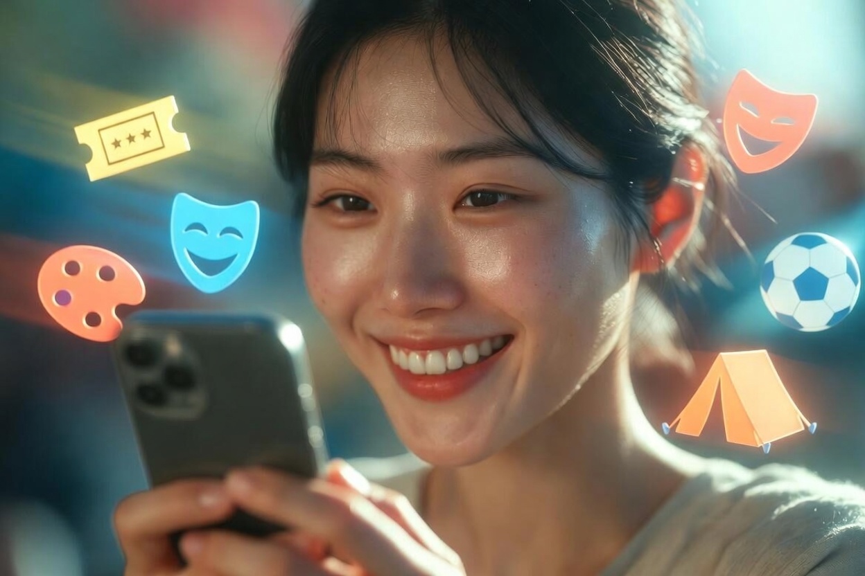 2026 경기컬처패스 6만원 신청하는 여성
