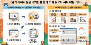 고유가 피해지원금 이의신청 결과 조회 방법 및 2차 서식 작성 안내