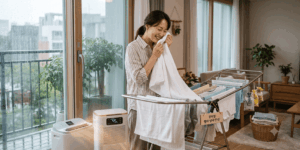 장마철 빨래 냄새 제거