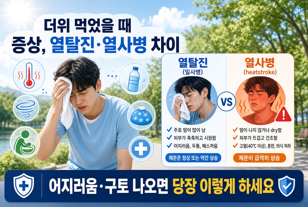 더위 먹었을 때 증상