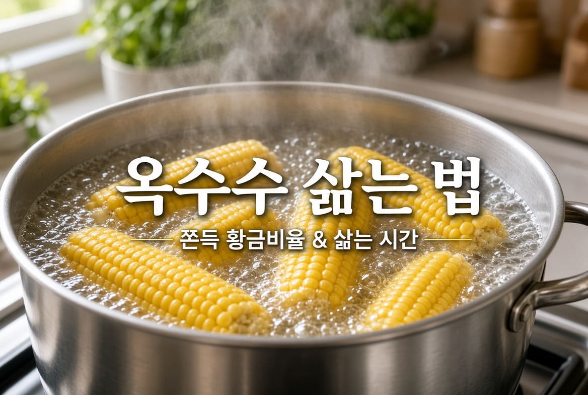 옥수수 삶는 법