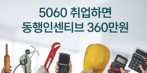5060 취업하면 동행인센티브 360만원